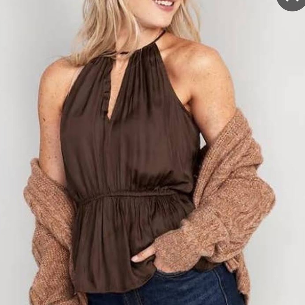 Old Navy Satin Halter Top